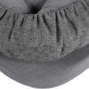 BUYUE 2-in-1 Chair Cushion for Dining Chair – Detachable Double-Layer, Use as 2 Seat Pads or 1 Extra-Thick Pad, Latex Foam, Non-Slip, Dark Grey